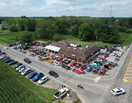 Photo of aerial view of Mill Dam Corner Grille.