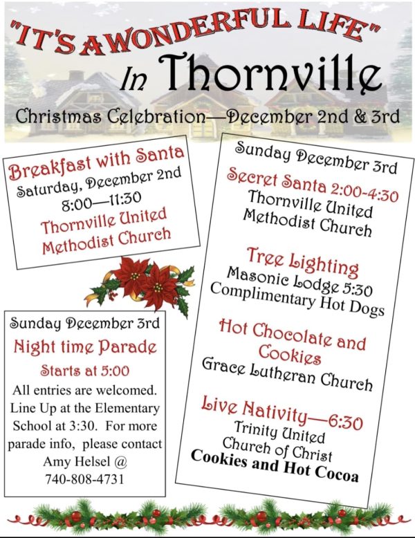 Promotional image for It's A Wonderful Life event in Thornvillle.