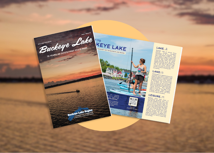 Promotional image for the Buckeye Lake Tour Book.