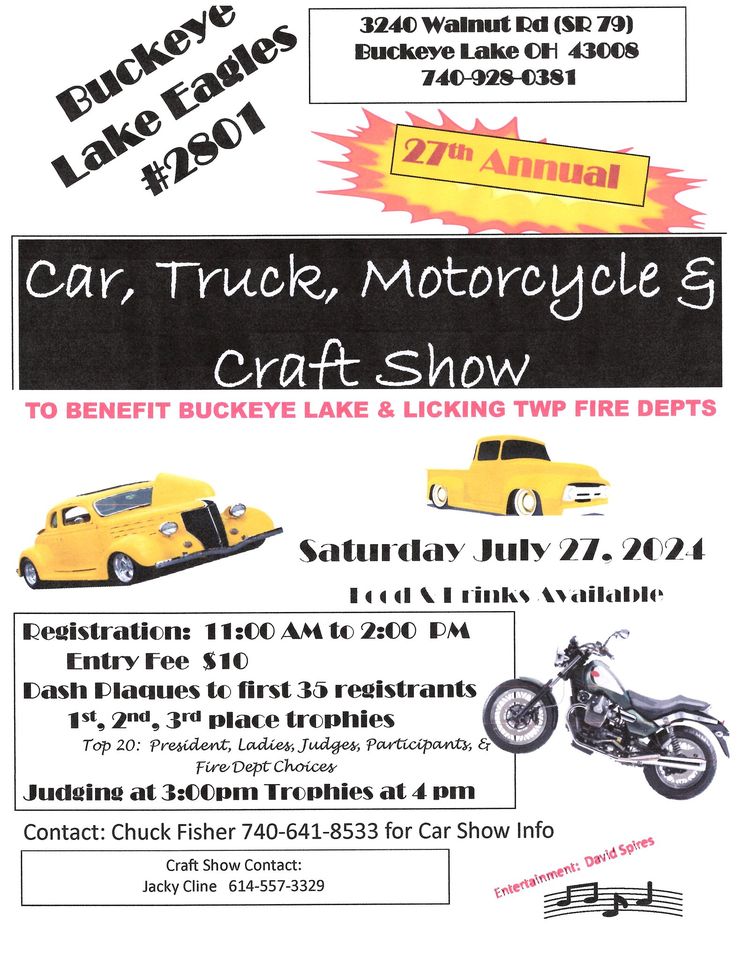 Promotional image for a car and craft show