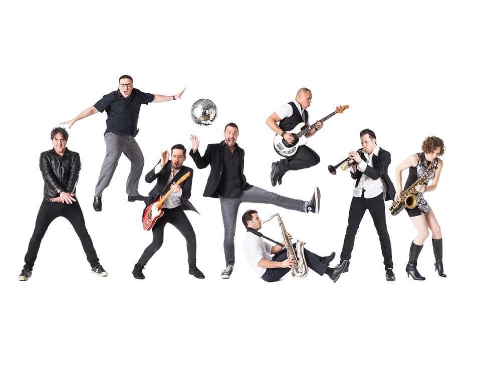 Photo of the band Fabulous Johnson Brothers in front of a white background