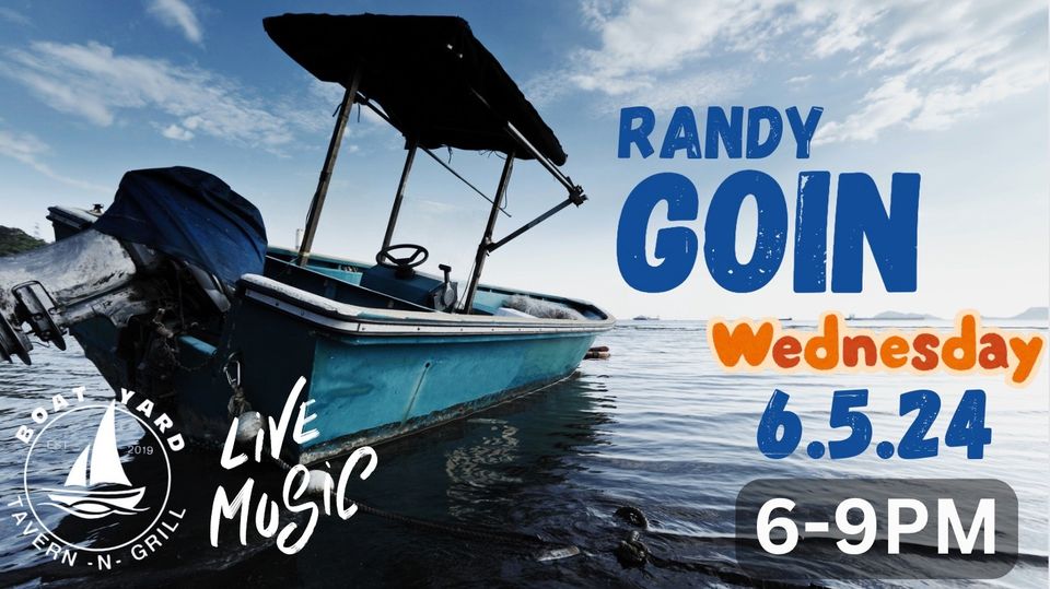 Promotional image for musician Randy Goin