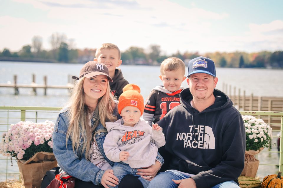 Photo of a family at Papa Boo's