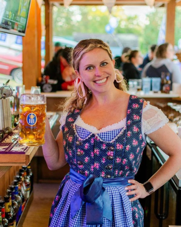 photo of a person at oktoberfest